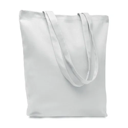 Bolsa de la compra de canvas con asas largas ref MO6442 - Top Blanco