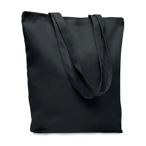 Bolsa de la compra de canvas con asas largas ref MO6442 - Top Negro