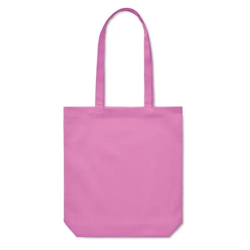 Bolsa de la compra de canvas con asas largas ref MO6442 - Violeta Side
