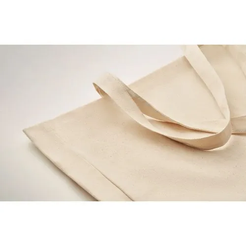 Bolsa de compra de canvas reciclado con asas largas ref MO6379 - Item Detail Picture Beig