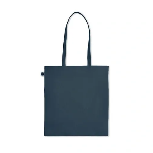 Bolsa de compra de algodón orgánico con asas largas ref MO6189 - Back French Marino
