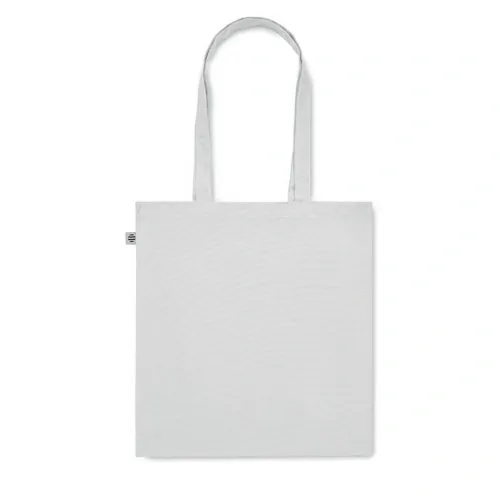 Bolsa de compra de algodón orgánico con asas largas ref MO2197 - 7 Blanco
