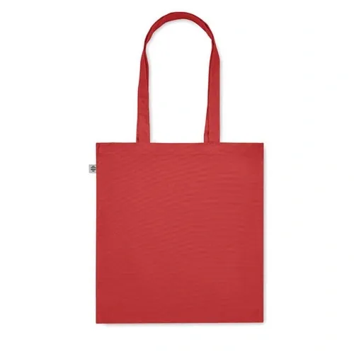 Bolsa de compra de algodón orgánico con asas largas ref MO2197 - 7 Rojo