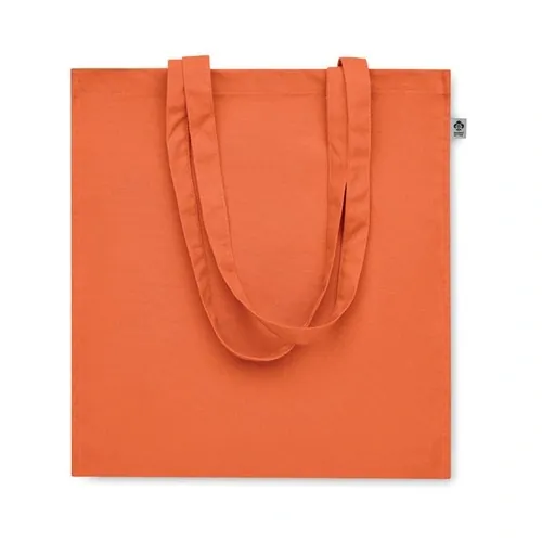 Bolsa de compra de algodón orgánico con asas largas ref MO2197 - Open Naranja