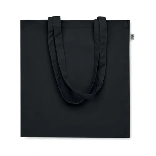 Bolsa de compra de algodón orgánico con asas largas ref MO2197 - Open Negro