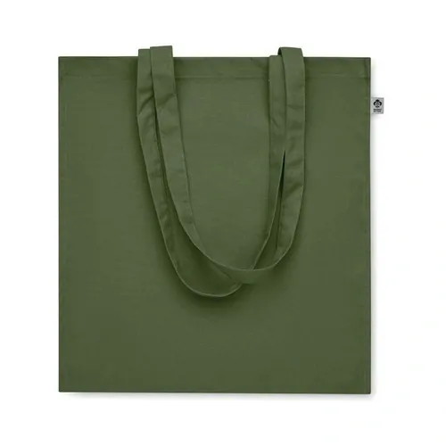 Bolsa de compra de algodón orgánico con asas largas ref MO2197 - Open Verde