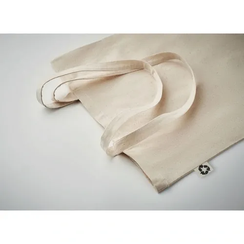 Bolsa de compra de algodón reciclado con asas largas ref MO6673 - Back Beig