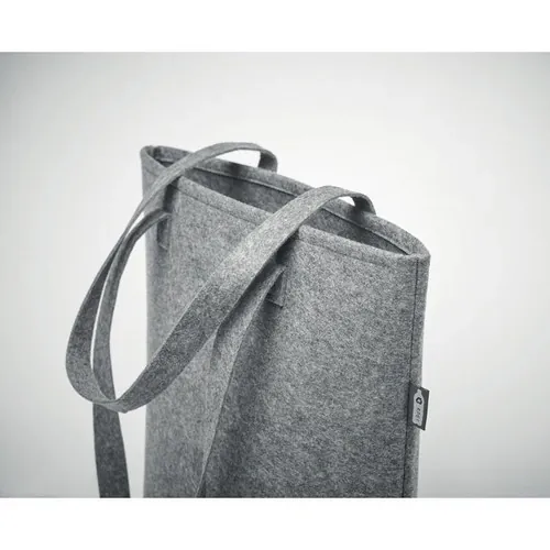 Bolsa de compra fieltro RPET con asas largas ref MO6185 - Item Detail Picture Gris