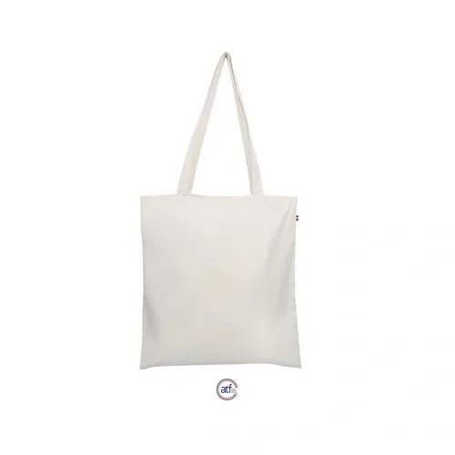 Bolsa de compras algodón orgánico ref S03643 - Blanco