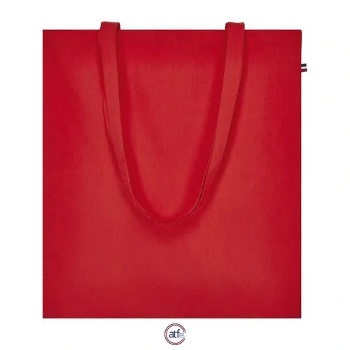 Bolsa de compras algodón orgánico ref S03643 - Rojo
