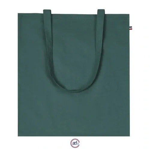 Bolsa de compras algodón orgánico ref S03643 - Verde Botella
