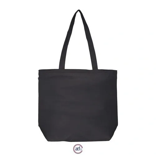Bolsa de compras de algodón ref S04007 - Negro Profundo Back