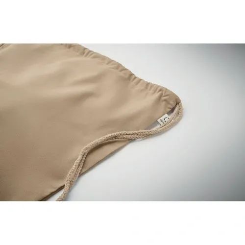 Bolsa de cuerdas ecológica de algodón reciclado ref MO2402 - Item Detail Picture Kaki