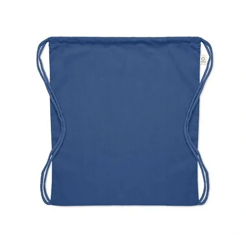 Bolsa de cuerdas ecológica de algodón reciclado ref MO2402 - Open Azul Royal