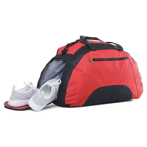 Bolsa de deporte gran capacidad con bolsillo lateral ref 92511 - Rojo 03