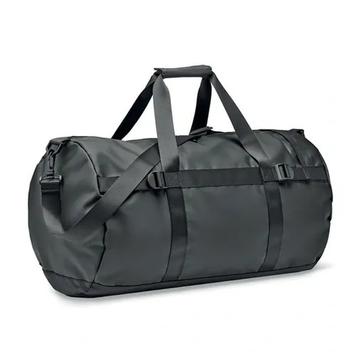 Bolsa de viaje de lona con compartimento lateral ref MO6940 - Front Negro