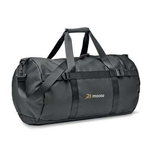 Bolsa de viaje de lona con compartimento lateral ref MO6940 - Printed Negro