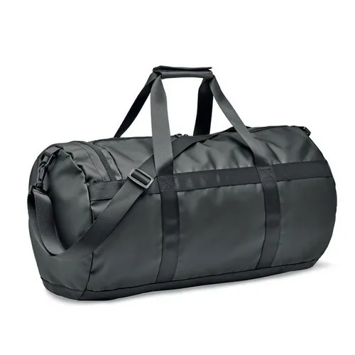 Bolsa de viaje de lona con compartimento lateral ref MO6940 - Side Negro