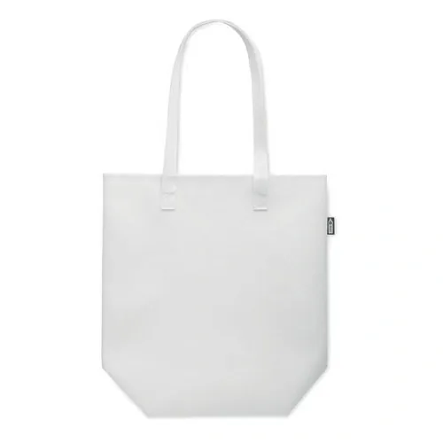 Bolsa de fieltro RPET con asas largas ref MO6660 - Top Blanco