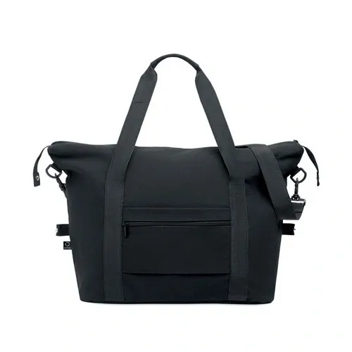 Bolsa de fin de semana reciclada con soporte trolley ref MO2306 - Back Negro