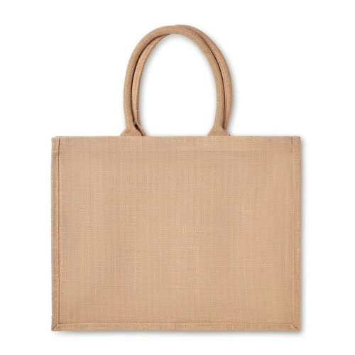 Bolsa de la compra en yute con interior laminado ref MO8965
