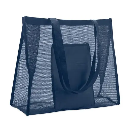 Bolsa de malla RPET personalizable con gran capacidad ref MO2836 - Azul