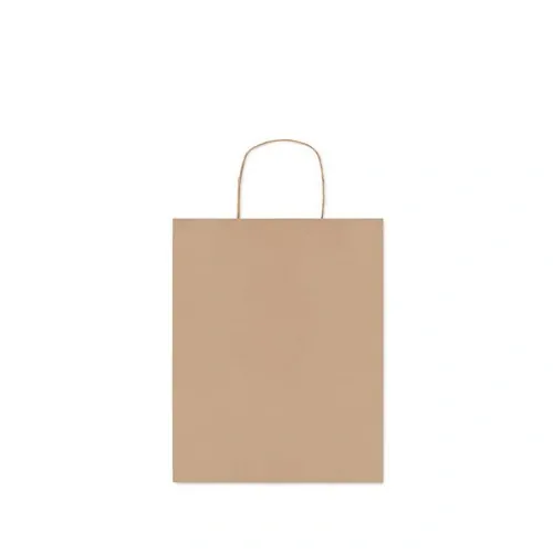 Bolsa de regalo de papel reciclada mediana ref MO6173 - Back Beig
