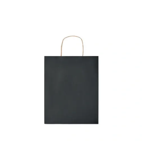 Bolsa de regalo de papel reciclada mediana ref MO6173 - Back Negro