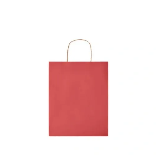 Bolsa de regalo de papel reciclada mediana ref MO6173 - Back Rojo