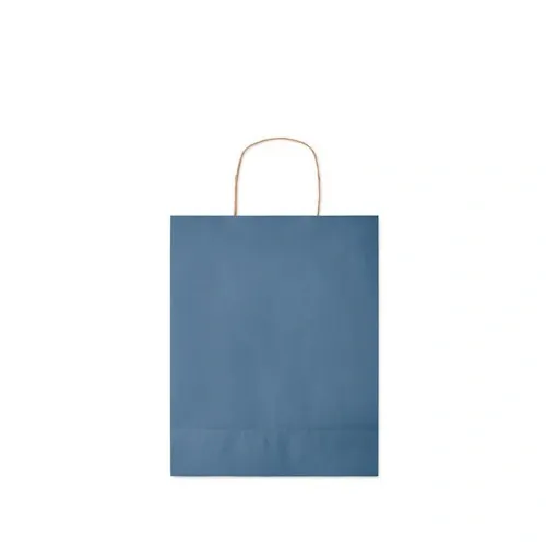 Bolsa de regalo de papel reciclada mediana ref MO6173 - Open Azul