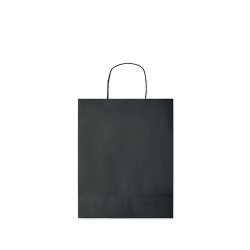 Bolsa de regalo de papel reciclada mediana ref MO6173 - Open Negro