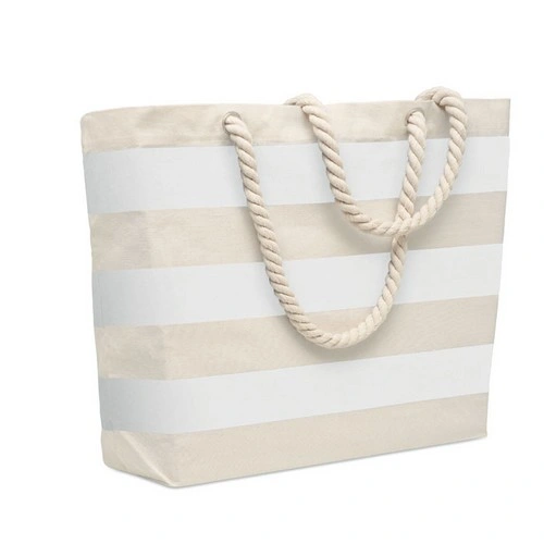 Bolsa de playa a rayas con asa de cuerda ref MO2126