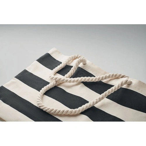 Bolsa de playa a rayas con asa de cuerda ref MO2126