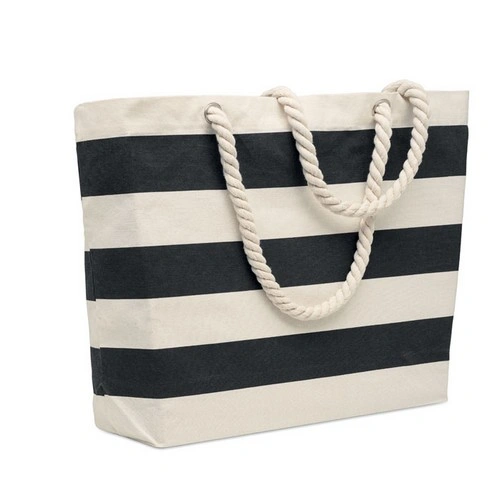 Bolsa de playa a rayas con asa de cuerda ref MO2126