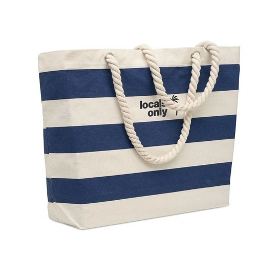 Bolsa de playa a rayas con asa de cuerda ref MO2126