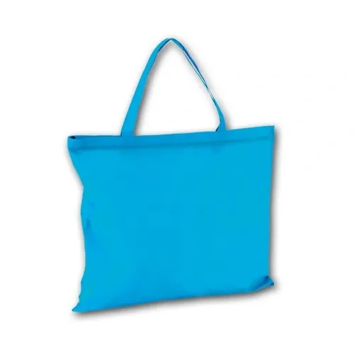 Bolsa de playa con cremallera diseño simple ref SA21 - Cyan