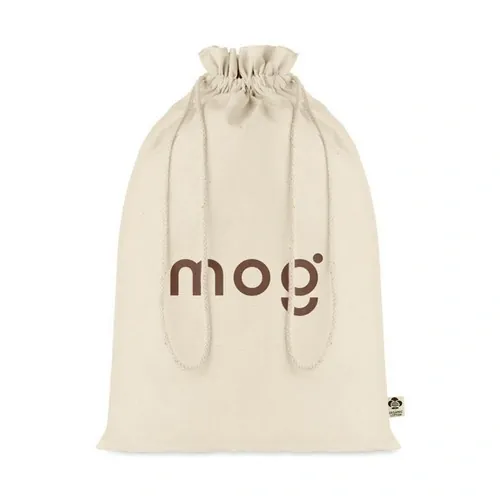 Bolsa de regalo en algodón orgánico reutilizable ref MO6636 - Printed Beig