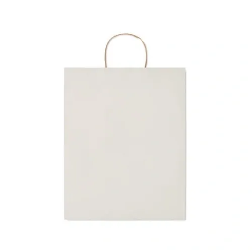 Bolsa de regalo de papel reciclada grande ref MO6174 - Top Blanco