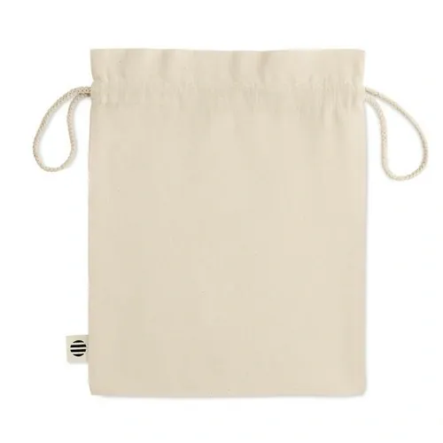 Bolsa de regalo en algodón orgánico ecológica ref MO6635 - Top Beig