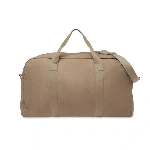 Bolsa de viaje reciclada con correa ajustable ref MO2508 - Kaki Side