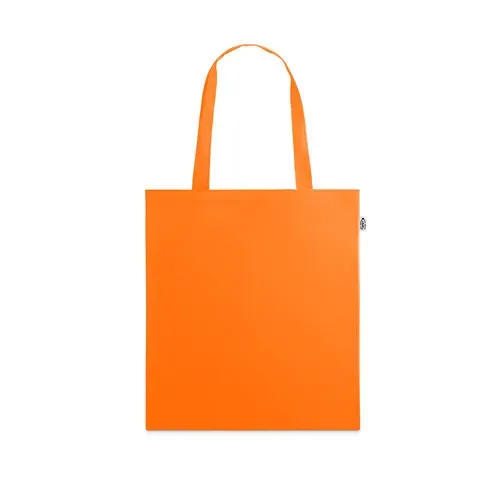 Bolsa ecológica de poliéster reciclado con asas largas ref 92929 - Naranja 01