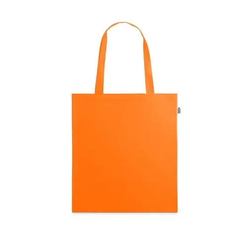Bolsa ecológica de poliéster reciclado con asas largas ref 92929 - Naranja