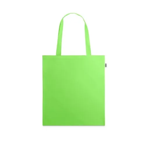 Bolsa ecológica de poliéster reciclado con asas largas ref 92929 - Verde Claro