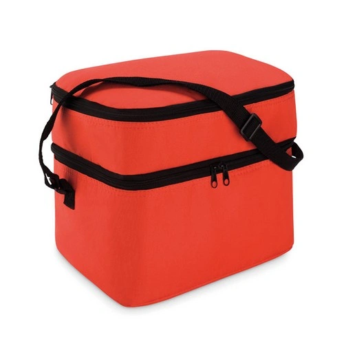 Bolsa nevera poliéster 600D dos compartimentos ref MO8949