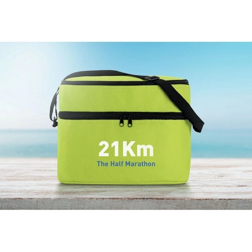 Bolsa nevera poliéster 600D dos compartimentos ref MO8949