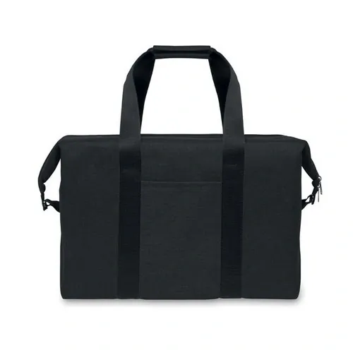 Bolsa nevera RPET 300D con aislamiento de aluminio ref MO2518 - Negro Side