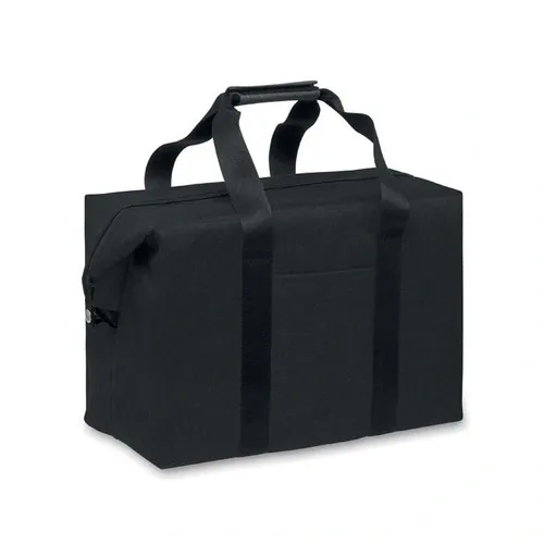 Bolsa nevera RPET 300D con aislamiento de aluminio ref MO2518 - Negro