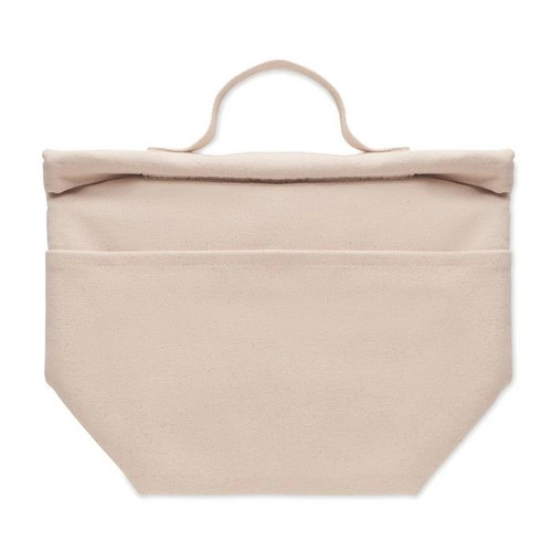Bolsa nevera de algodón reciclado con cierre rolltop ref MO6751