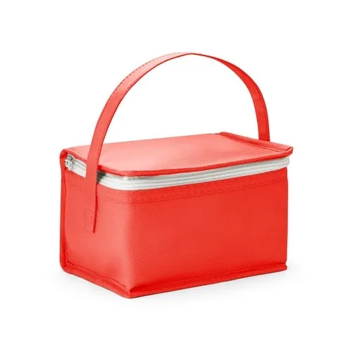Bolsa nevera de tela para 6 latas capacidad 3 L ref 98409 - Rojo