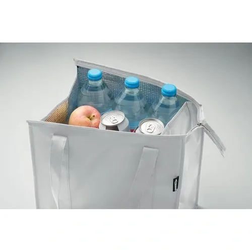 Bolsa nevera RPET 25L con aislamiento de papel de aluminio ref MO2492 - Blanco Item Detail Picture